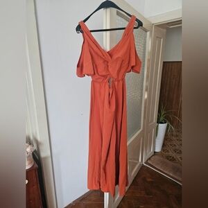 Old Navy Orange Mini Dress, S